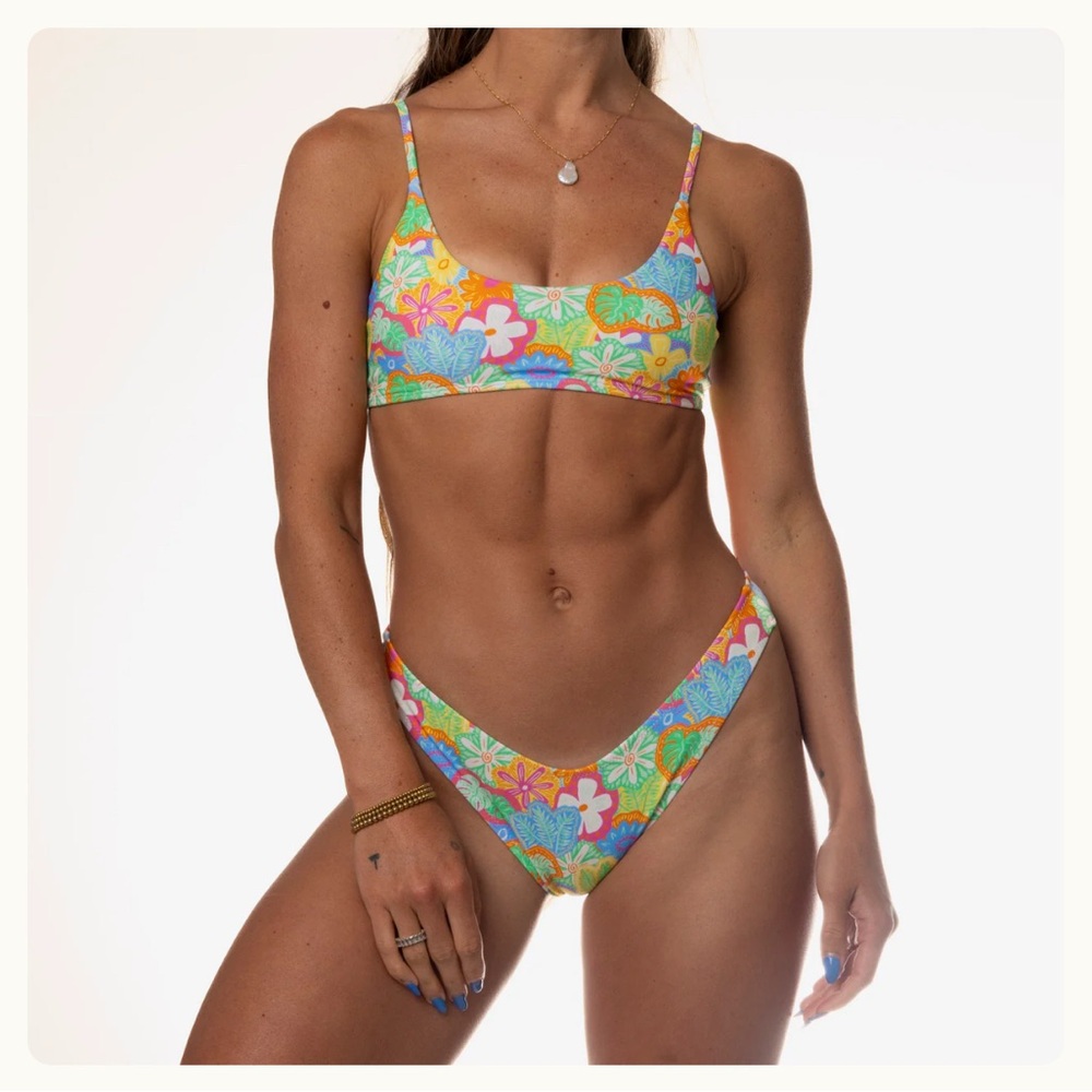 Vibrant Floral Bikini Set